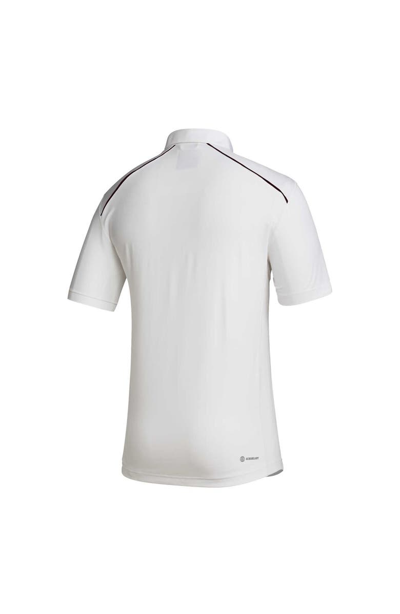 adidas Men's adidas White Mississippi State Bulldogs Coaches AEROREADY Polo, Alternate, color, 