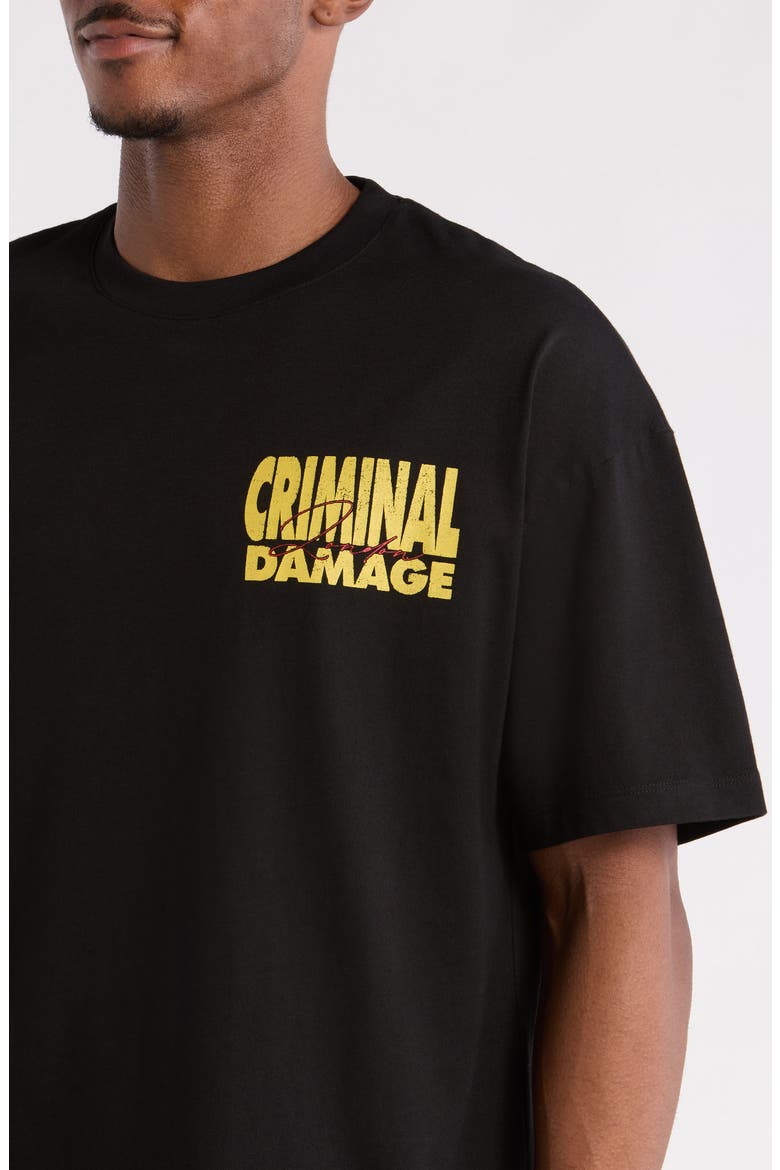 Everything Must Go Graphic Cotton T-Shirt, Alternate, color, BLACK/ YELLOW/ RED