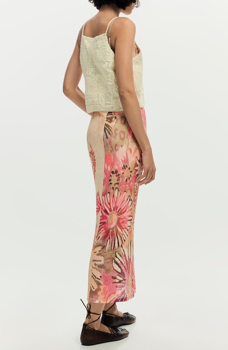 Desigual Sleeveless Midi Dress, Alternate, color, White