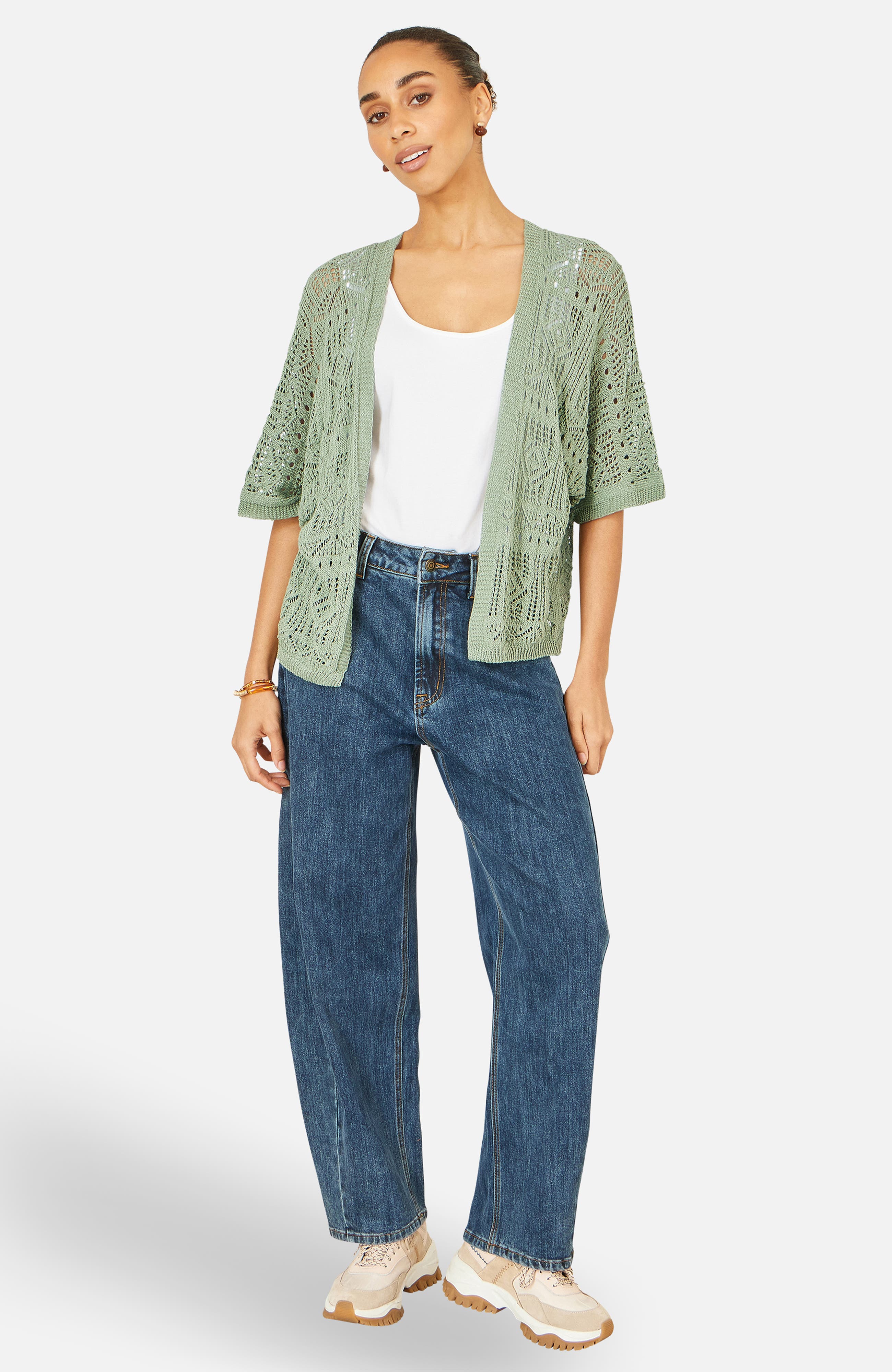 Crochet Edge To Edge Cardigan - image 4