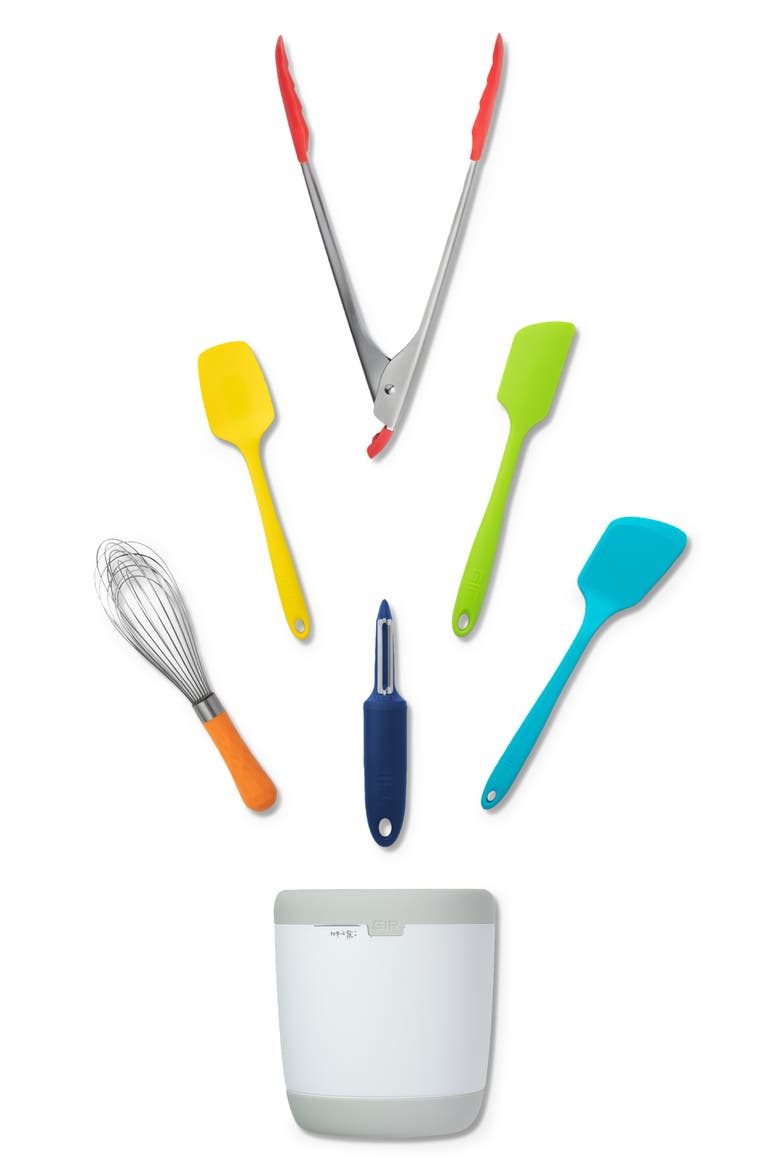 Ultimate Tools 7-Piece Kitchen Tool Set, Alternate, color, GAGA RAINBOW
