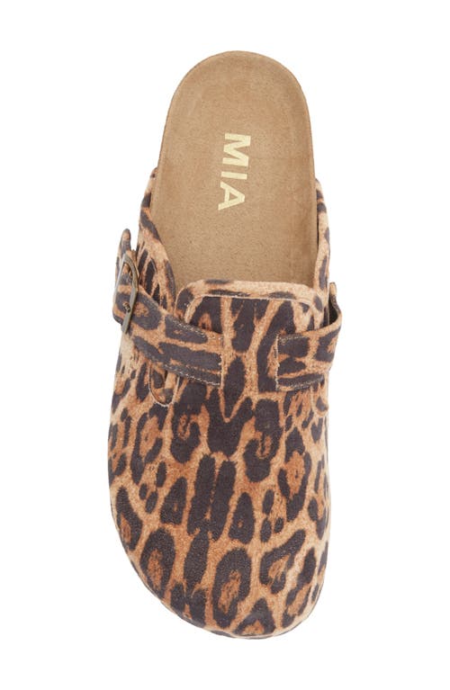 Mia Qwest Clog In Animal Print