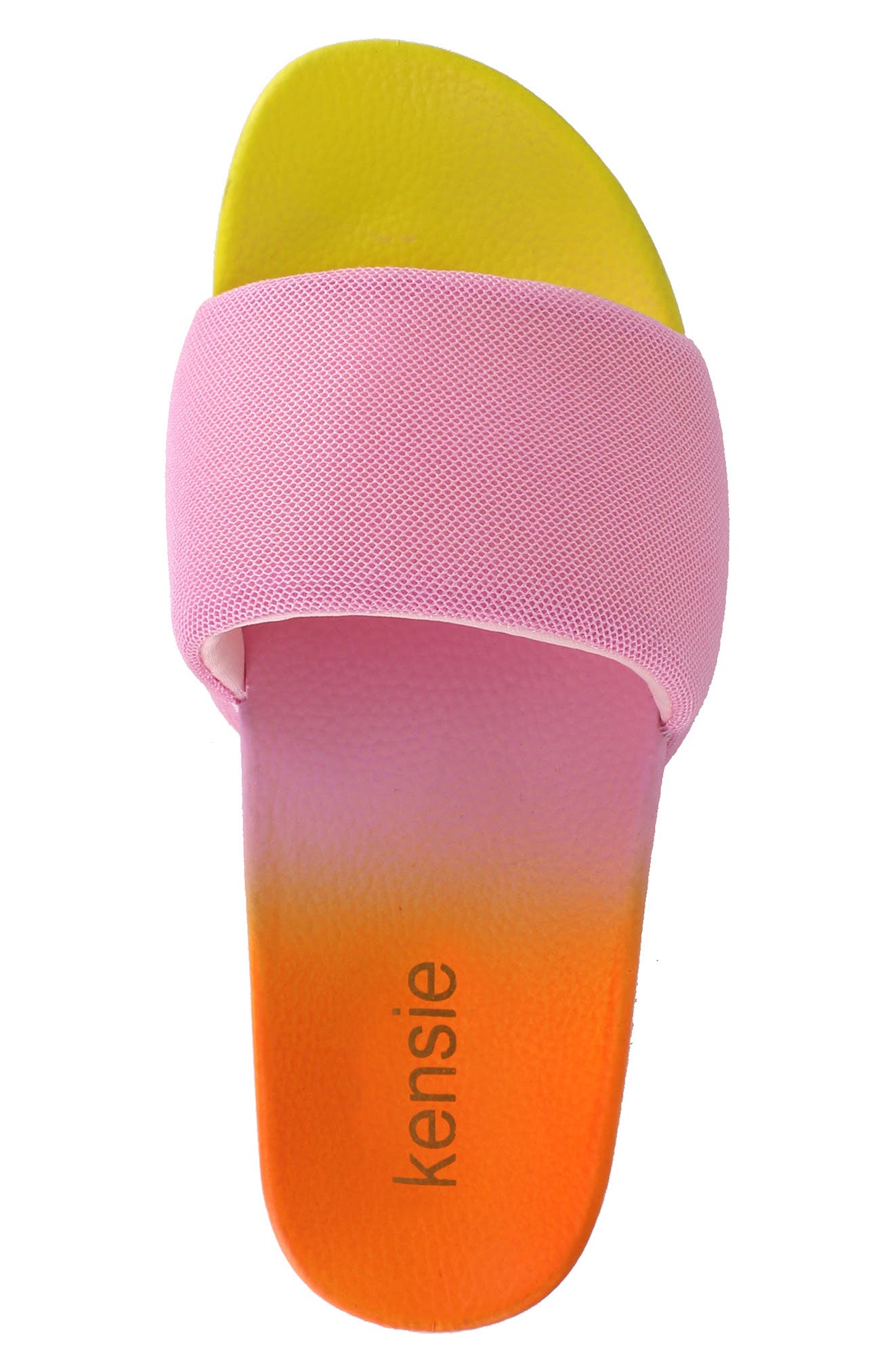 Kensie Platform Pool Slide Sandal, Alternate, color, 