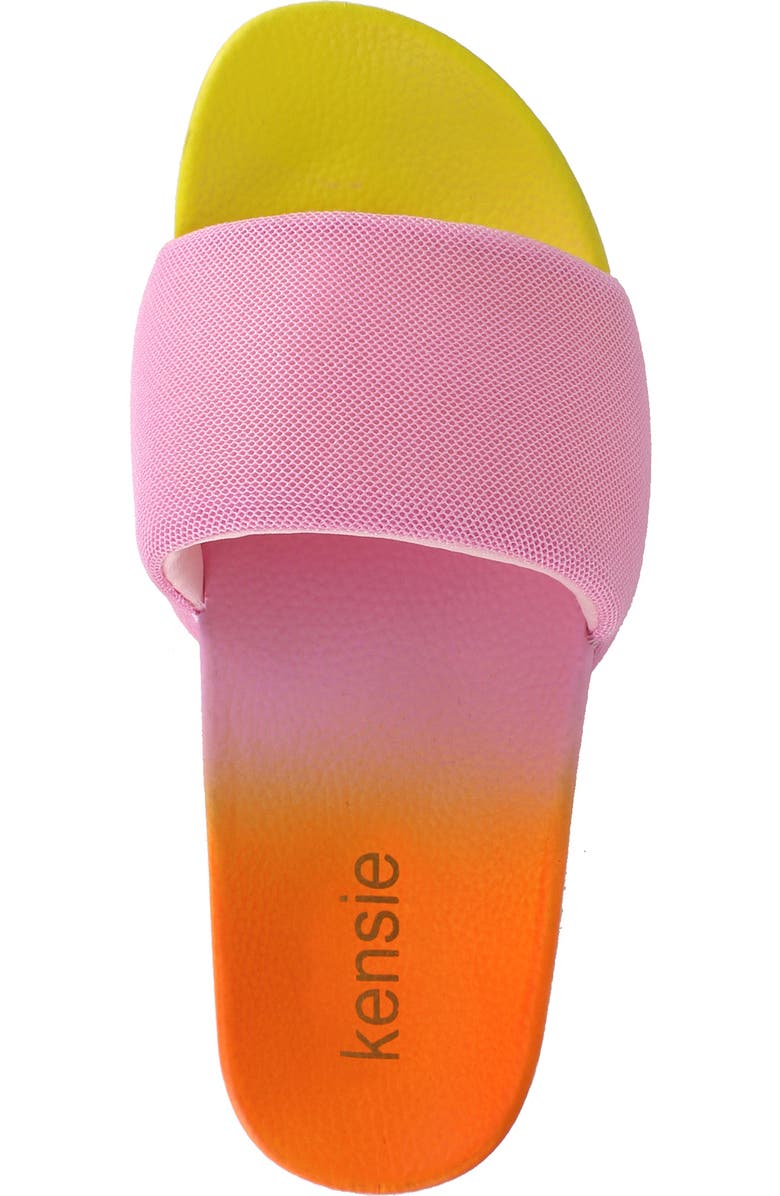 Kensie Platform Pool Slide Sandal, Alternate, color,