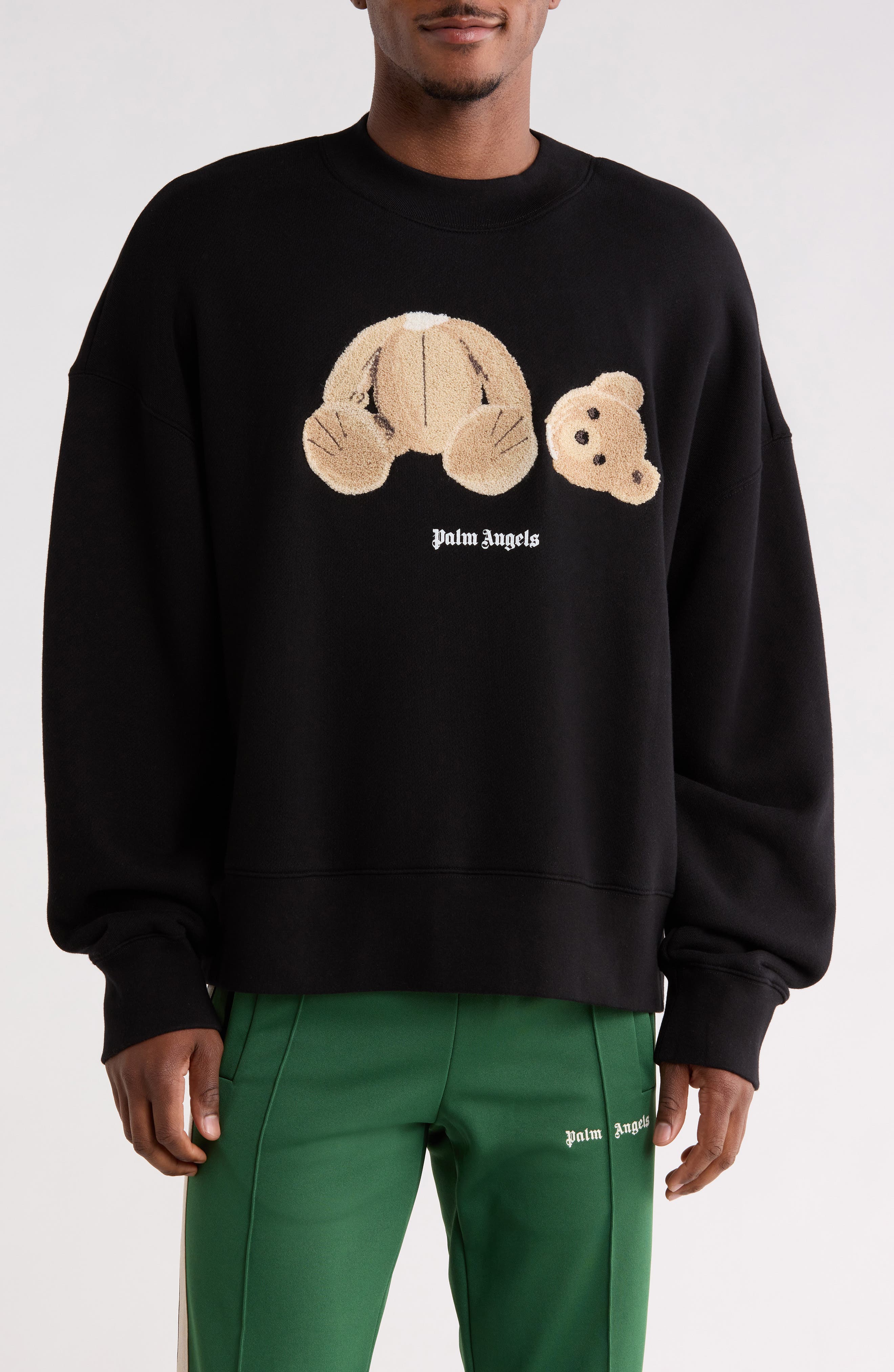 Palm Angels Bear Crewneck Sweatshirt