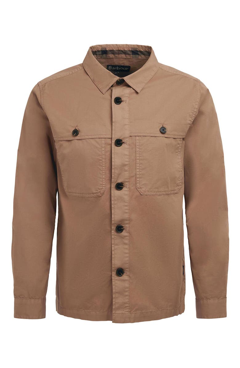Barbour Sidlaw Stretch Cotton Overshirt, Alternate, color,