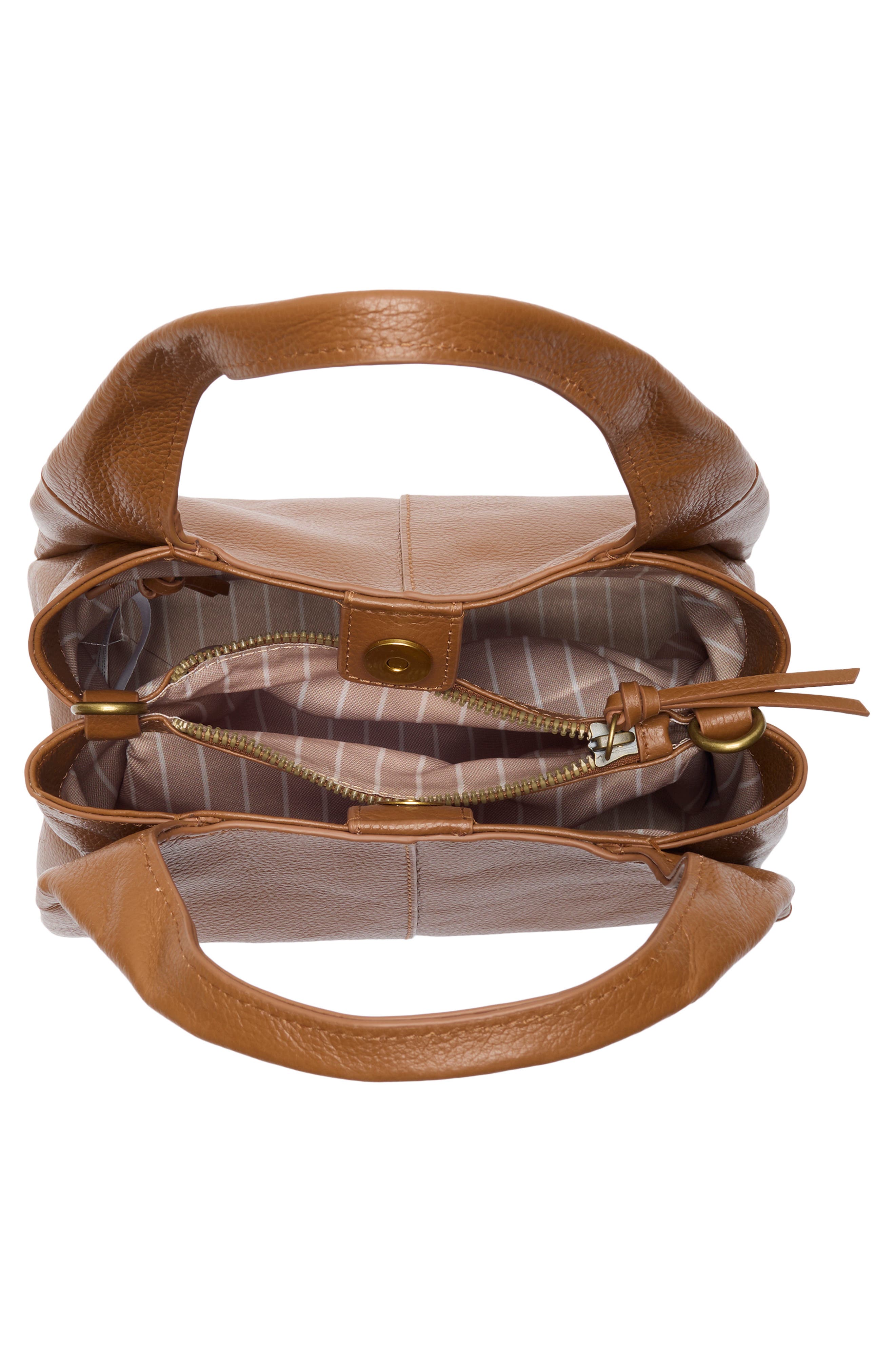 Sue Leather Crossbody Shoulder Bag, Alternate, color, HONEY TAN