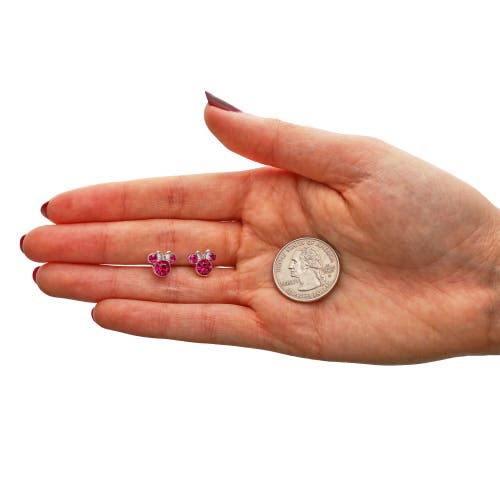 Disney Birthstone Stud Earrings In Orange