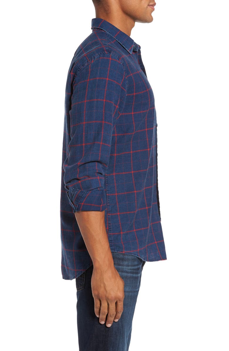 Faherty Check Sport Shirt, Alternate, color, 