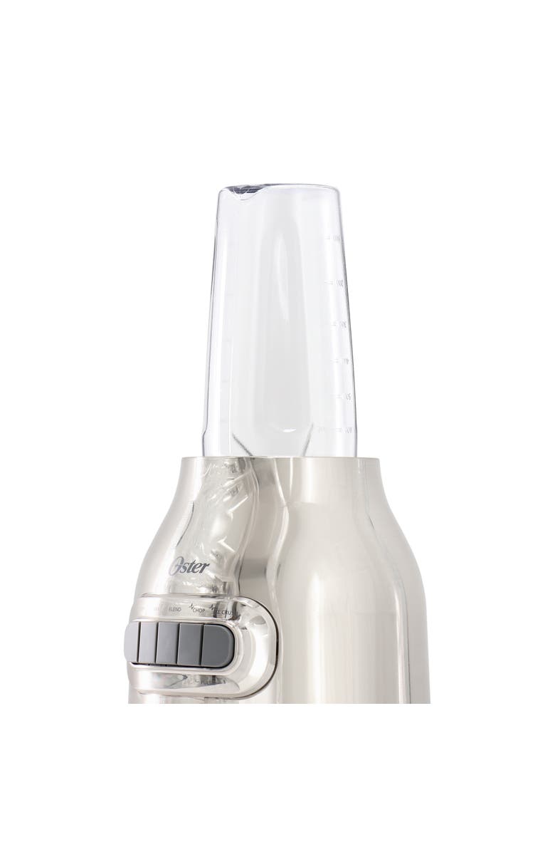 OSTER 3-in-1 Kitchen System 700 Watt Blender with Blend-N-Go Cup in Chrome, Alternate, color, Silver