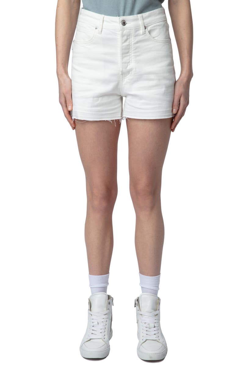 Zadig & Voltaire Sissi Denim Shorts, Main, color,