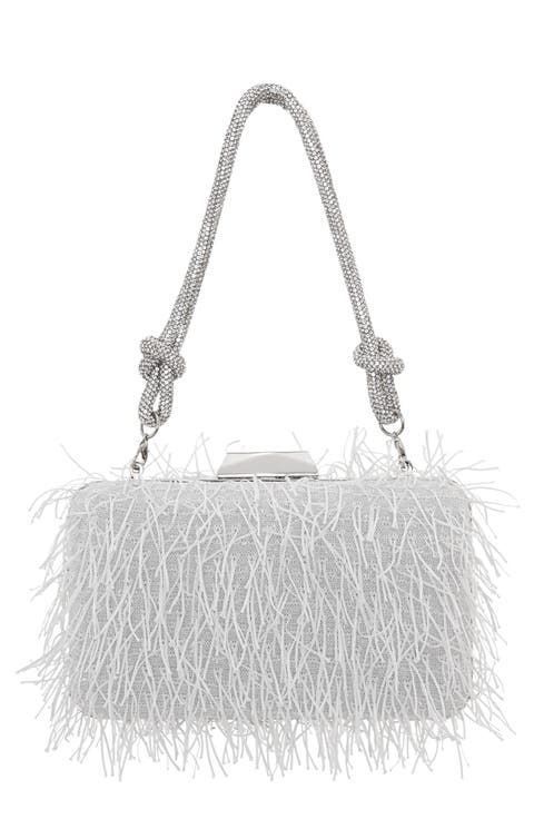 Fringe Crystal Cord Minaudiere