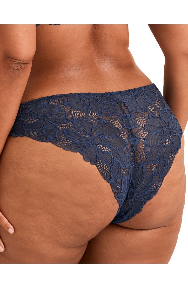 Adore Me Teagan Bikini Panties, Alternate, color, Dark Blue