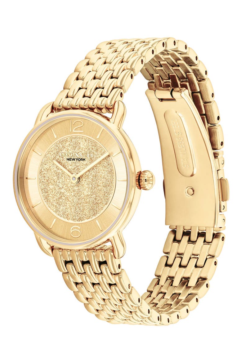 Elliot Bracelet Watch, 28mm, Alternate, color, GOLD