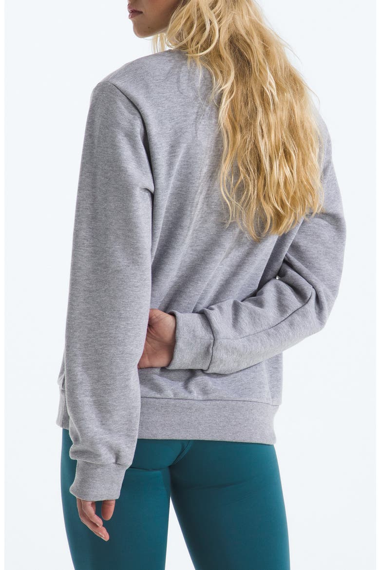 Evolution Simple Dome Crewneck Sweatshirt, Alternate, color, TNF PALE GREY HEATHER