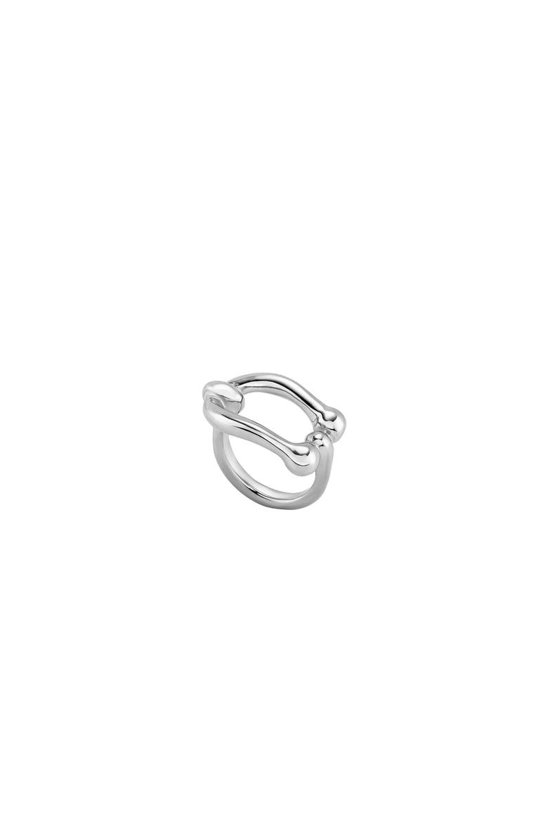 Sterling Silver Plated Ring, Alternate, color, Silver