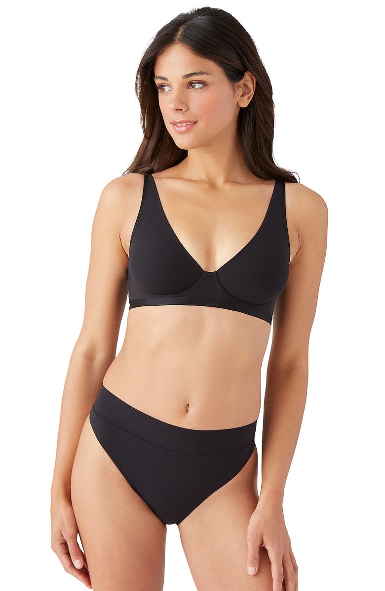 b.tempt'd by Wacoal Nearly Nothing Underwire Plunge Bra, Alternate, color, 