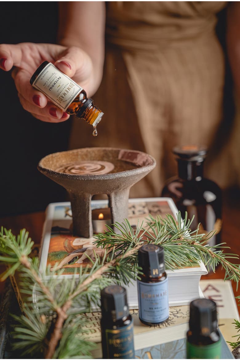 Grounding Earthy Patchouli Essential Oil, Alternate, color, Amber