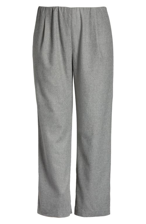 Vince Flannel Pull-on Wide Leg Pants In Thistle