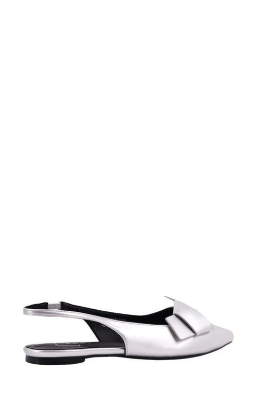 Shushop Audrey Pointed Toe Slingback Flat