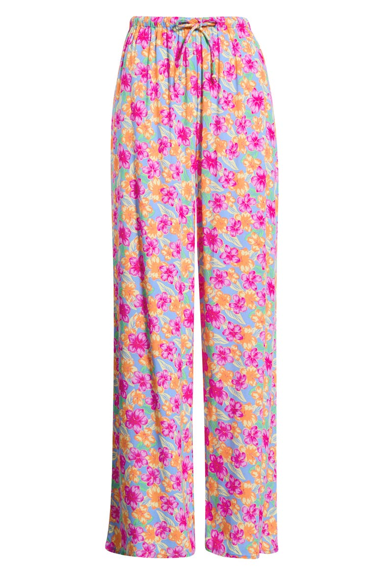 Malibu Cove Print Pants, Alternate, color, BLUE