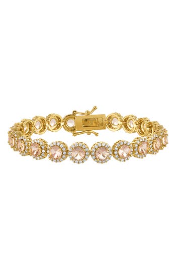 Fzn Halo Tennis Bracelet In Multi