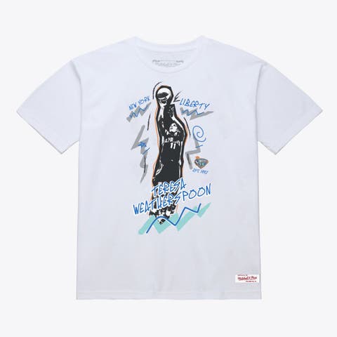 Unisex Mitchell & Ness Teresa Weatherspoon White New York Liberty Chalked Up T-Shirt - Court Origins