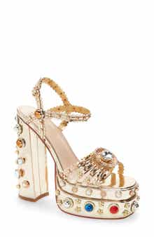 AZALEA WANG Lola Ankle Strap Platform Sandal
