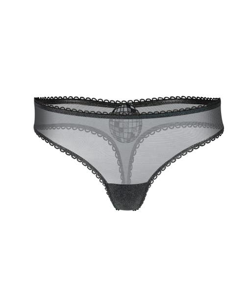 Shop Adore Me Alyshia Thong Panties In Novelty Grey