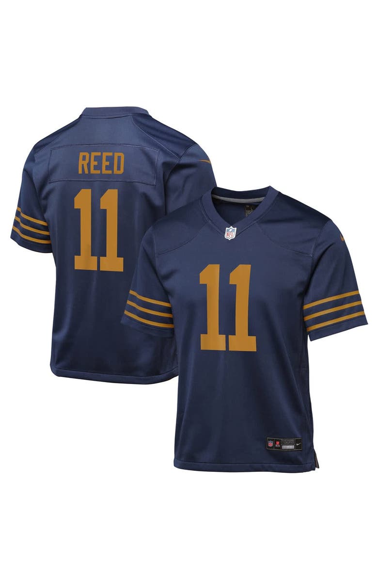Nike Youth Nike Jayden Reed Navy Green Bay Packers The 1923 Classic Game Jersey, Alternate, color, Navy