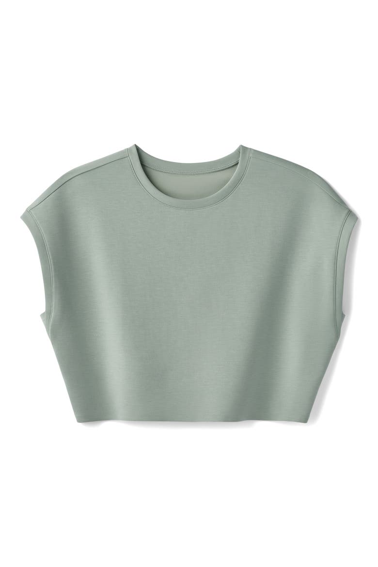 DreamGlow Oversize Crop T-Shirt, Alternate, color, PACIFIC GREEN
