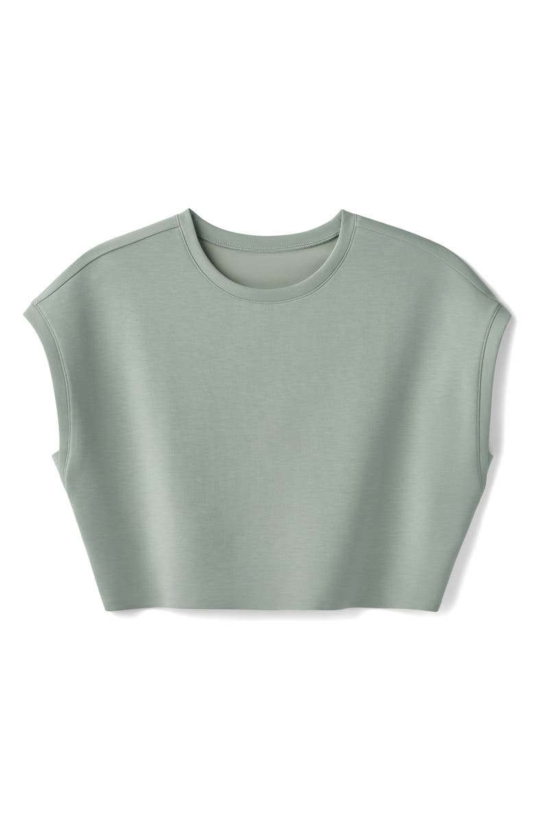 Rhone DreamGlow Oversize Crop T-Shirt, Alternate, color, Pacific Green