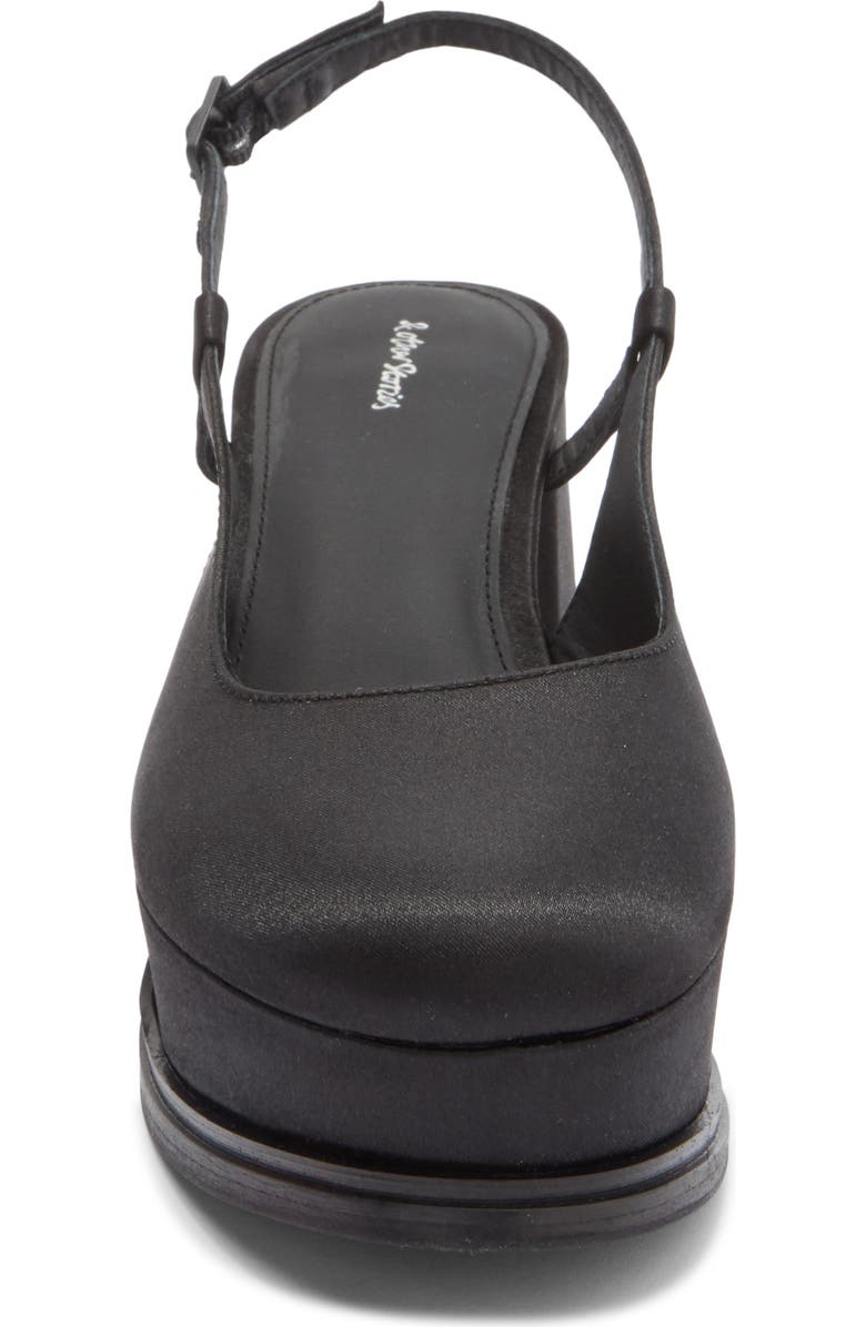 & Other Stories Lana Platform Slingback Pump, Alternate, color, Black