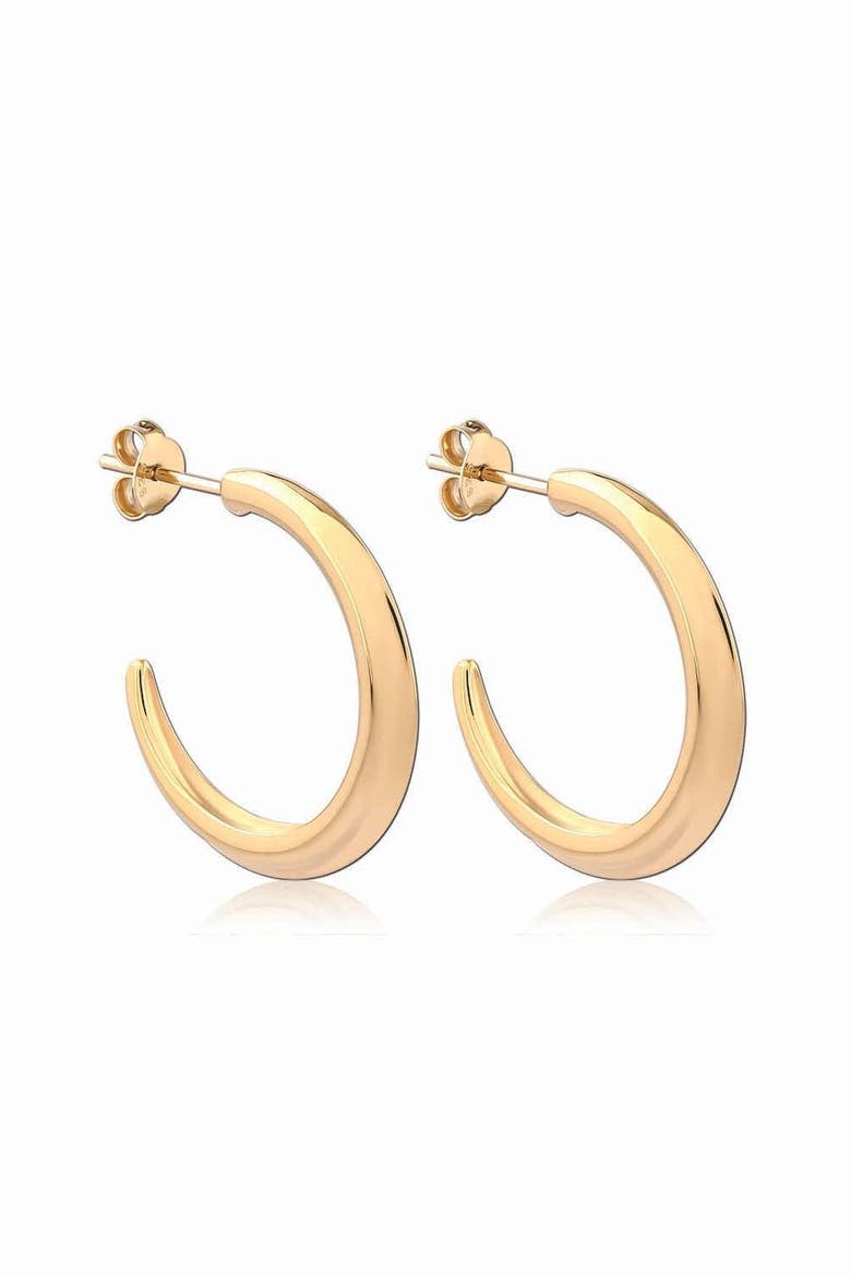 Crescent Hoops, Main, color, Gold
