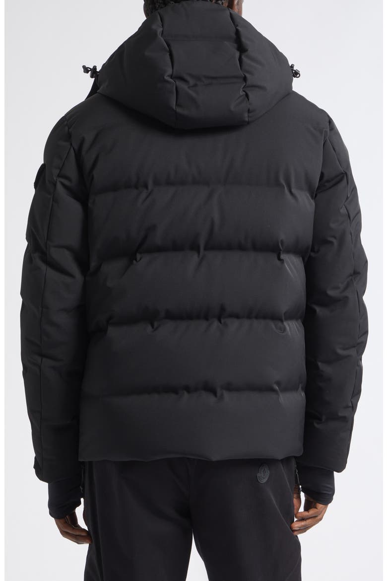 Montgetech Water Repellent Down Puffer Jacket, Alternate, color, BLACK