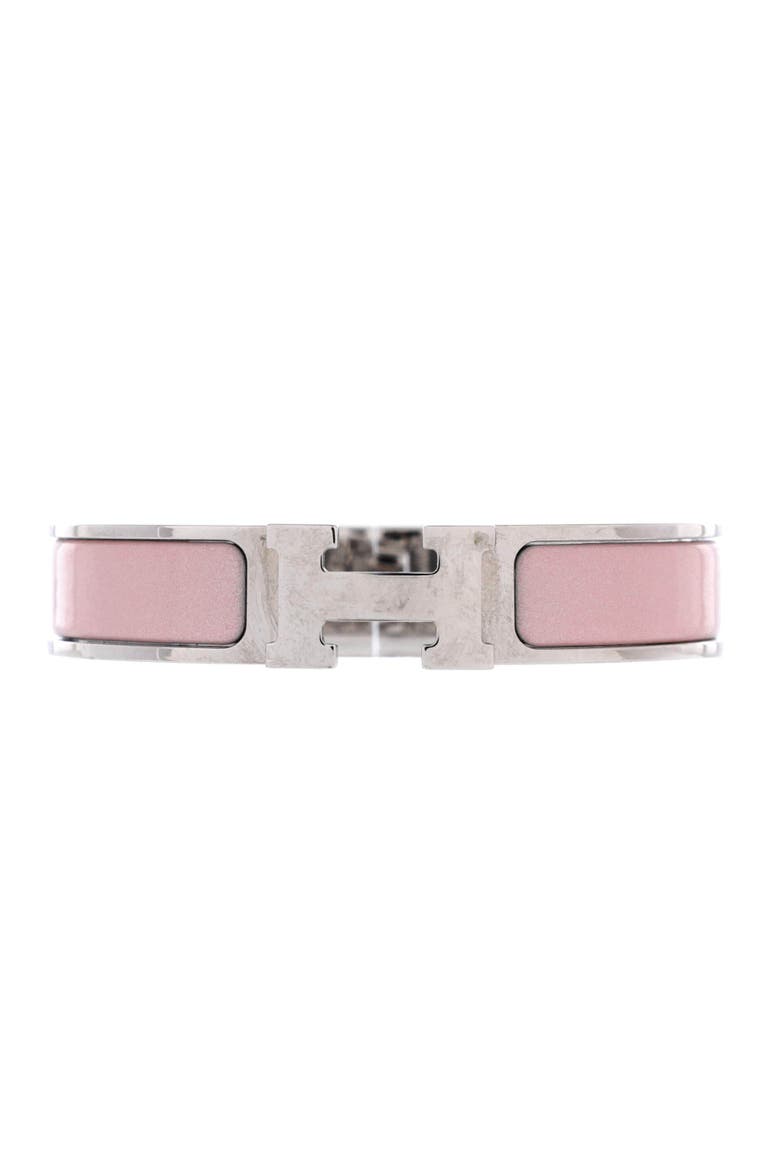 Clic H Bracelet Enamel Narrow, Main, color, Pink