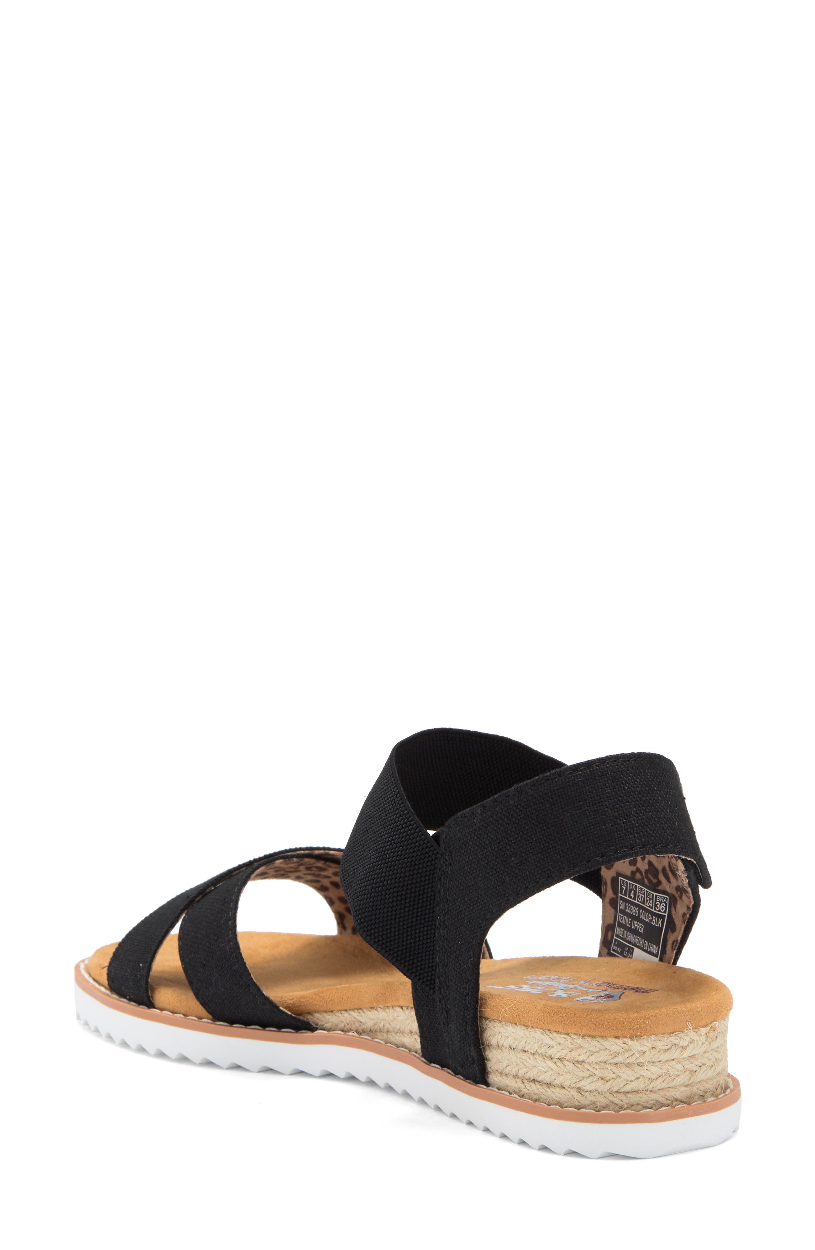 SKECHERS Desert Kiss Wedge Sandal, Alternate, color, 