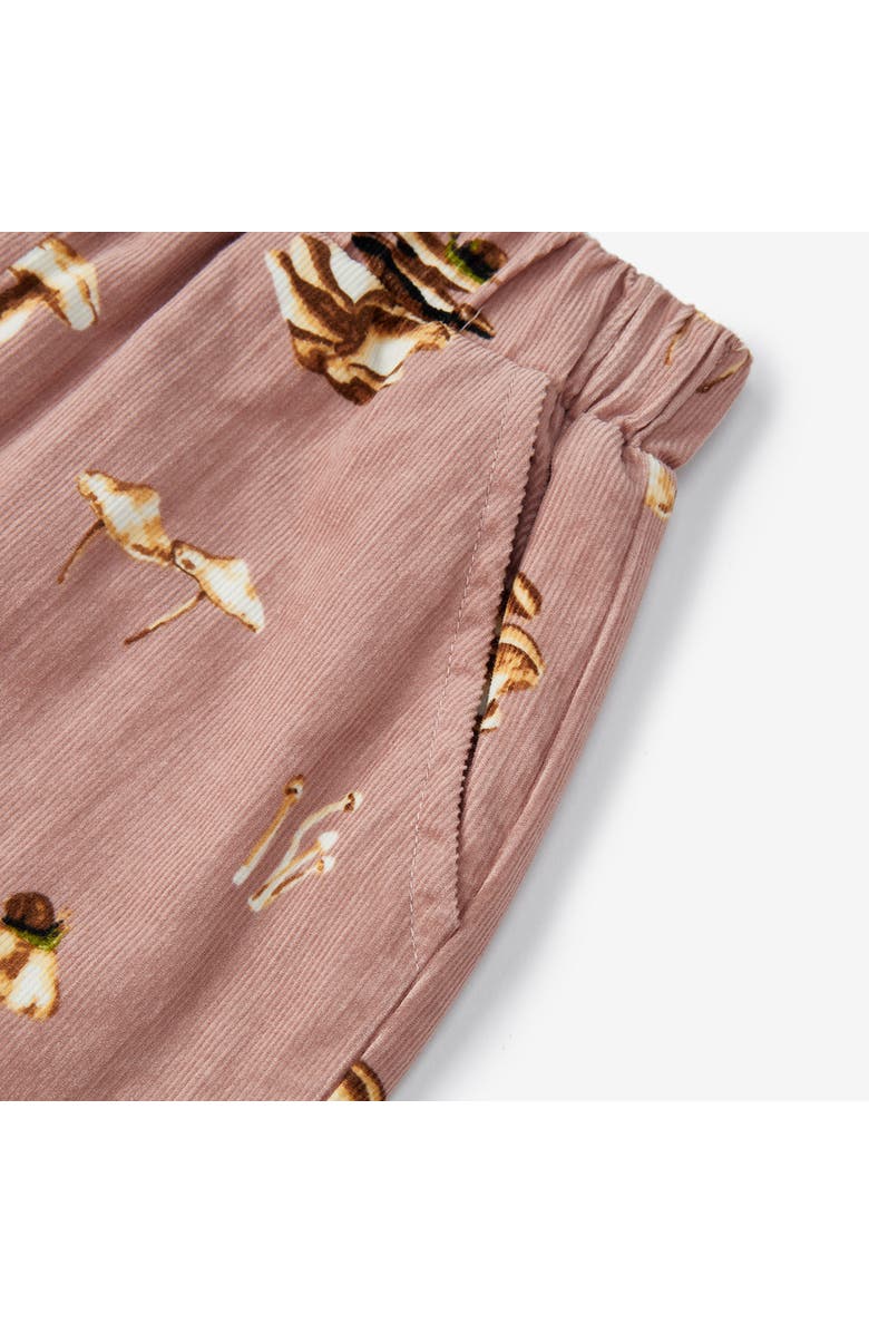 Milkbarn Organic Corduroy Casual Pants, Alternate, color, Mushroom