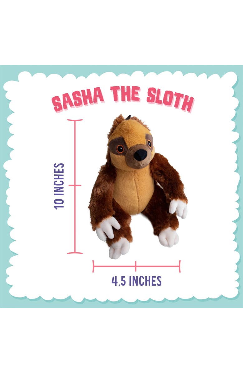 SnugArooz Plush Dog Toy, Squeaks, Alternate, color, Brown