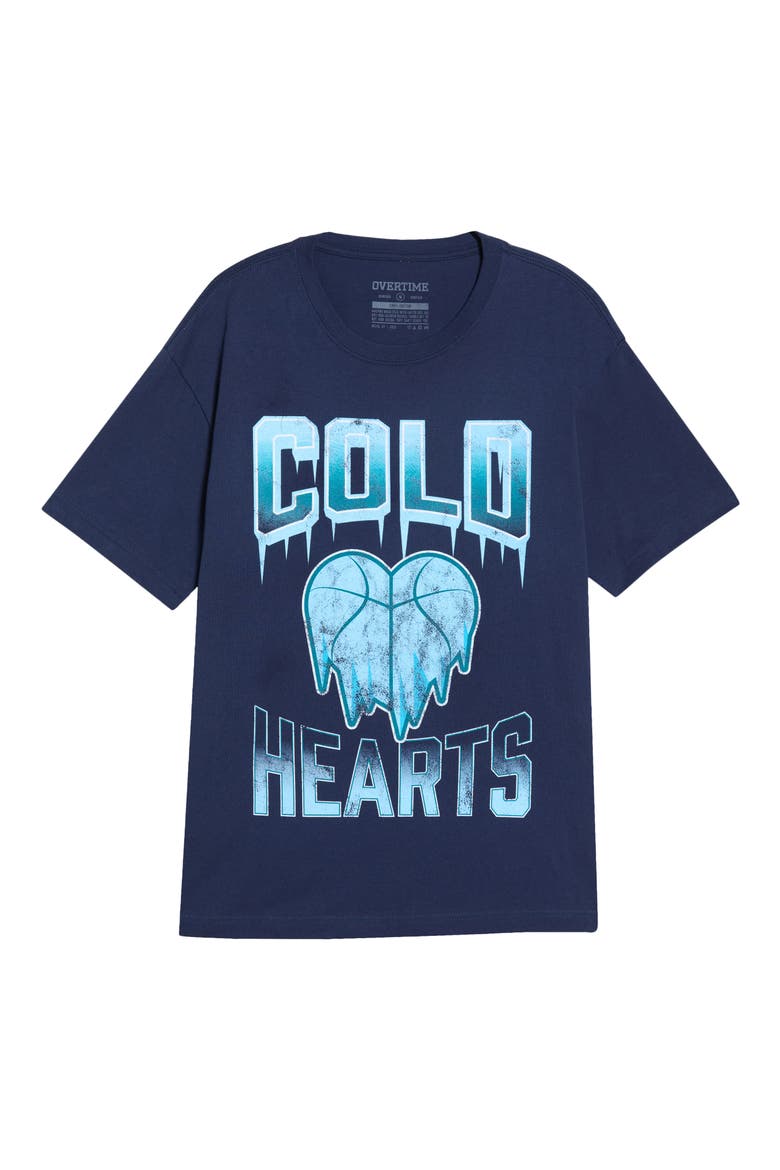 Cold Hearts Graphic T-Shirt, Main, color, BLUE