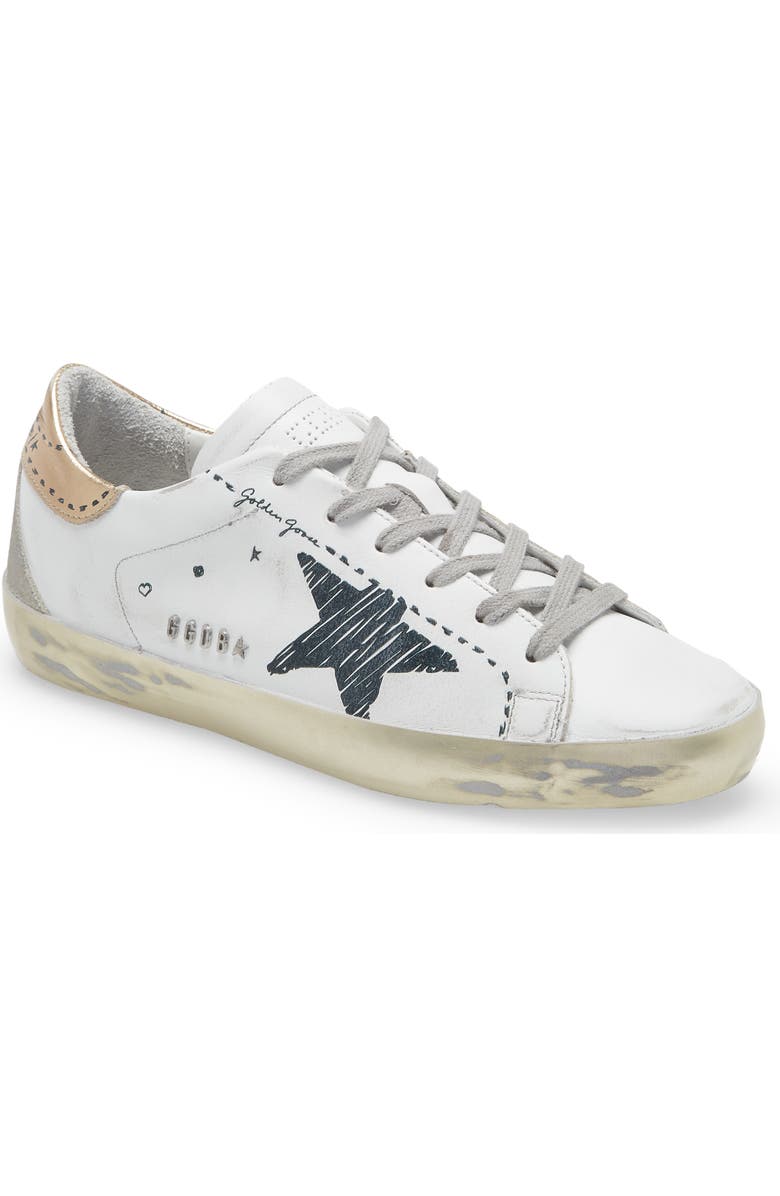 Golden Goose Super-Star Low Top Sneaker, Main, color,
