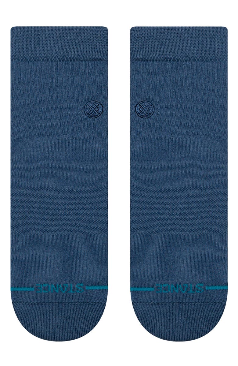 Stance Icon Quarter Socks, Main, color, Dark Royal