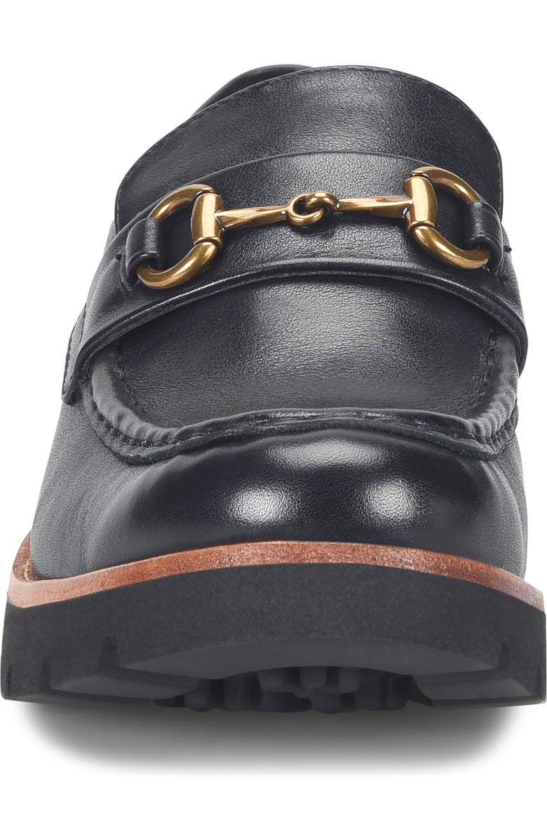 Söfft Prewitt Horsebit Loafer, Alternate, color, Black Leather