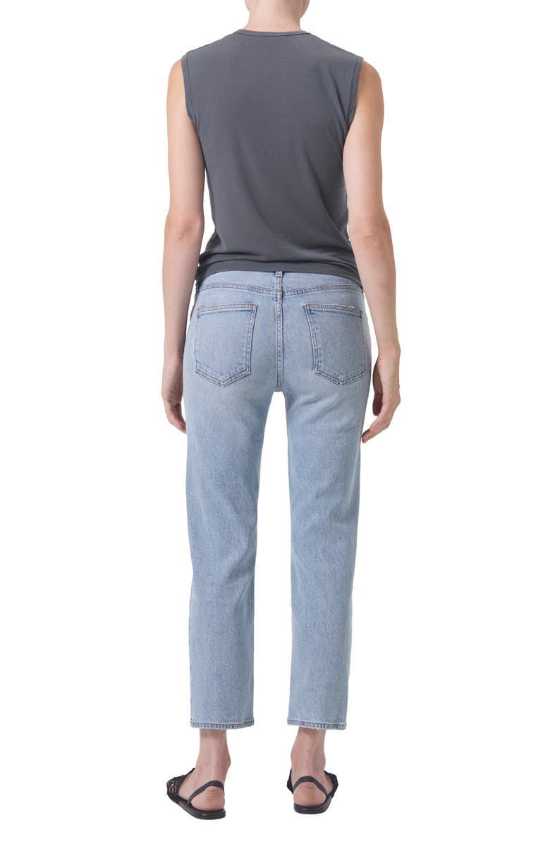 AGOLDE Kye Mid Rise Ankle Straight Leg Jeans, Alternate, color,