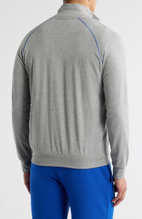 Hugo Boss Boss Mixmatch Z 1 Knit Jacket In Medium Grey
