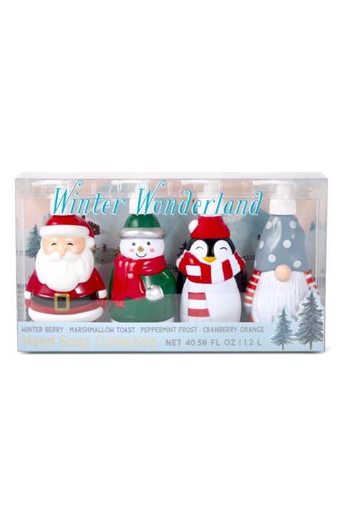 4-Pack Winter Wonderland Hand Soap Collection