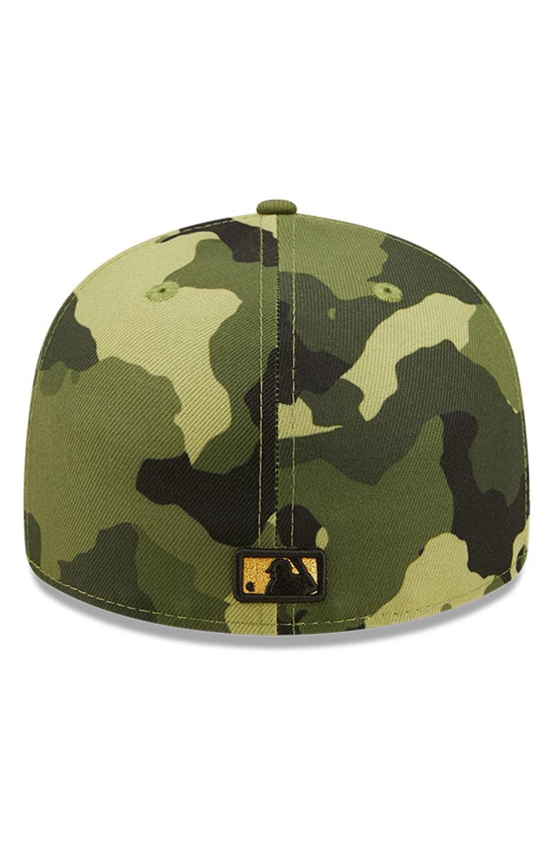 New Era Men's New Era Camo Miami Marlins 2022 Armed Forces Day On-Field Low Profile 59FIFTY, Alternate, color, 