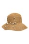 Rhinestone Straw Bucket Hat