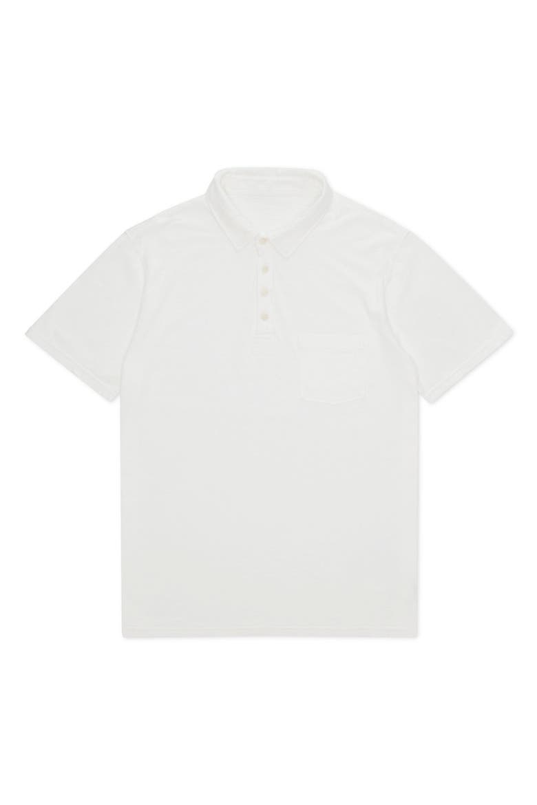 Maverick Short Sleeve Polo, Main, color, White