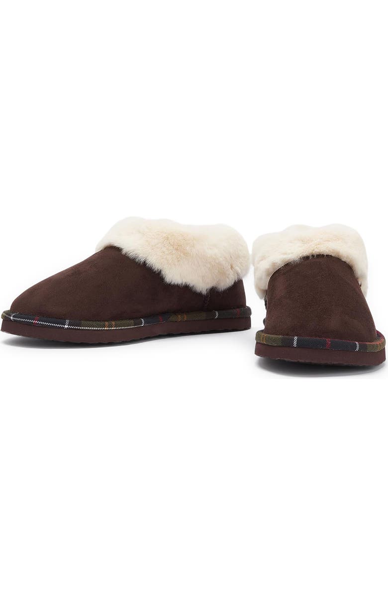 Barbour Eloise Faux Fur Lined Scuff Slipper, Alternate, color,